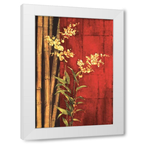 Zen Contemporary White Modern Wood Framed Art Print by Jardine, Liz