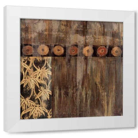 Asian Eyes II White Modern Wood Framed Art Print by Jardine, Liz