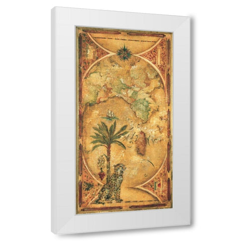 East Indies White Modern Wood Framed Art Print by Jardine, Liz