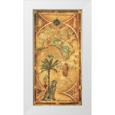 East Indies White Modern Wood Framed Art Print by Jardine, Liz