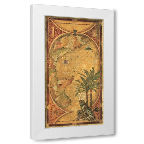 West Indies White Modern Wood Framed Art Print by Jardine, Liz