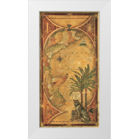 West Indies White Modern Wood Framed Art Print by Jardine, Liz