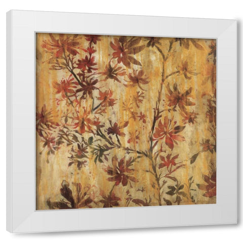 Tropical Nights White Modern Wood Framed Art Print by Jardine, Liz