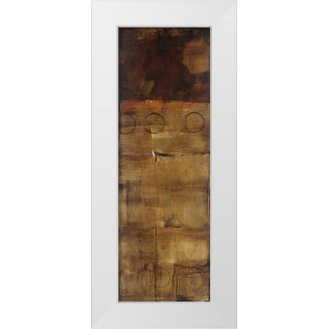 Balancing Act I White Modern Wood Framed Art Print by Jardine, Liz