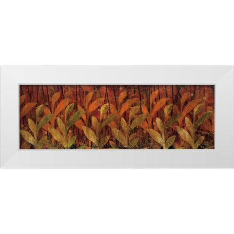 Coral Fields White Modern Wood Framed Art Print by Jardine, Liz