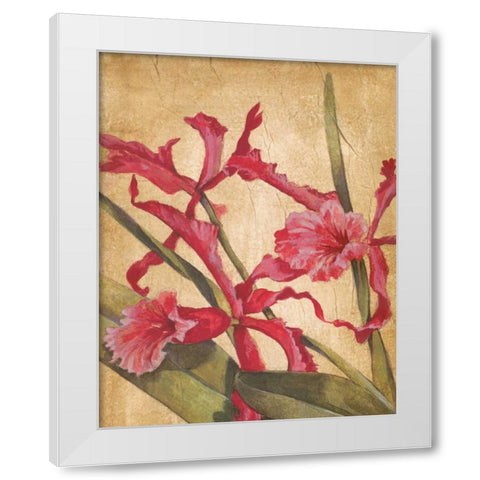 Hawaiian Tropics I White Modern Wood Framed Art Print by Jardine, Liz