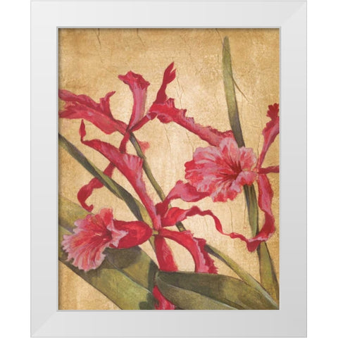 Hawaiian Tropics I White Modern Wood Framed Art Print by Jardine, Liz