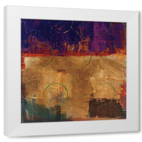 Mixed Messages I White Modern Wood Framed Art Print by Jardine, Liz