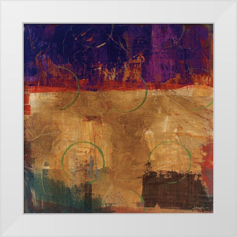 Mixed Messages I White Modern Wood Framed Art Print by Jardine, Liz