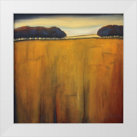 The Sound of Trees White Modern Wood Framed Art Print by Kaiser, Jutta