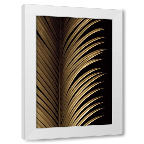 Tropical Leaf Study I White Modern Wood Framed Art Print by Levine, Andrew