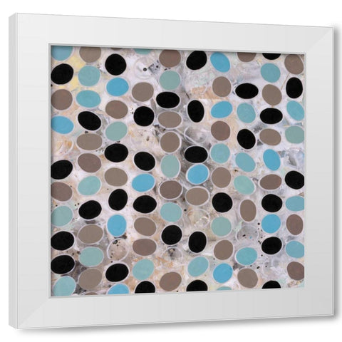 Rock Pool White Modern Wood Framed Art Print by Lawrence, Isabel