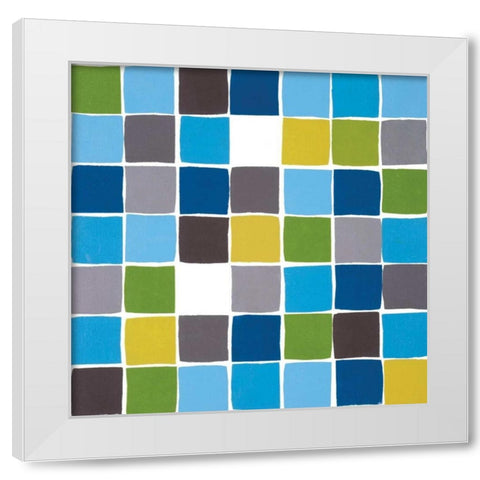 Empty Spaces White Modern Wood Framed Art Print by Lawrence, Isabel