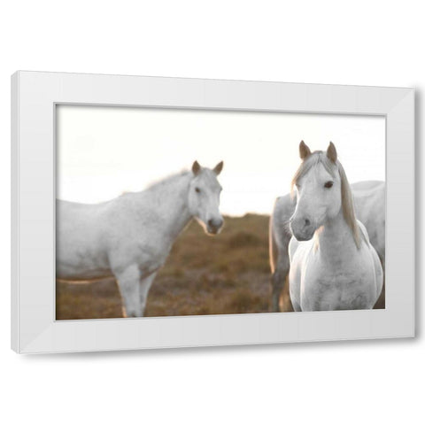 Havent Met You Yet White Modern Wood Framed Art Print by Llovet, Jorge