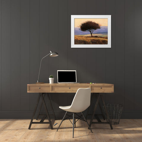 Cloondaff White Modern Wood Framed Art Print by Lovelace, Kent