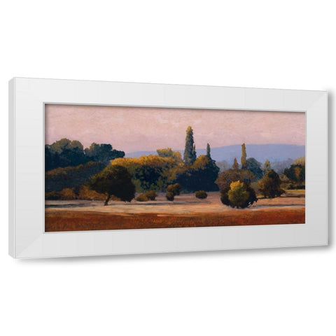 Roussillon White Modern Wood Framed Art Print by Lovelace, Kent