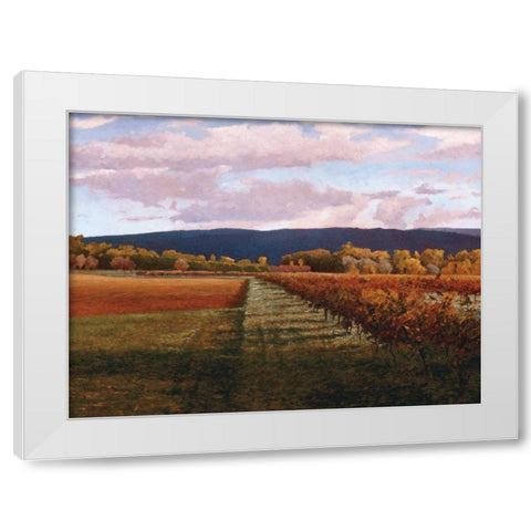 Vaucluse White Modern Wood Framed Art Print by Lovelace, Kent