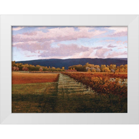 Vaucluse White Modern Wood Framed Art Print by Lovelace, Kent