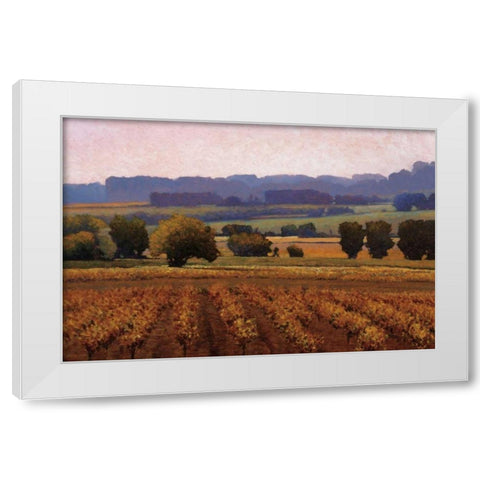 Terroir White Modern Wood Framed Art Print by Lovelace, Kent