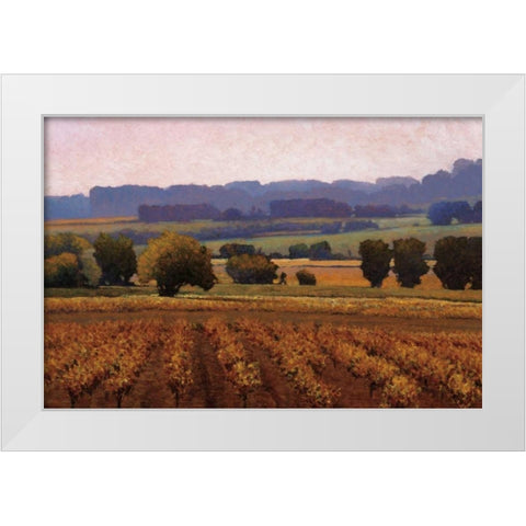 Terroir White Modern Wood Framed Art Print by Lovelace, Kent