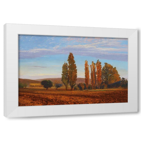 Chiana White Modern Wood Framed Art Print by Lovelace, Kent