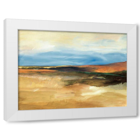 Sedona Hills White Modern Wood Framed Art Print by Lenker, Marlene