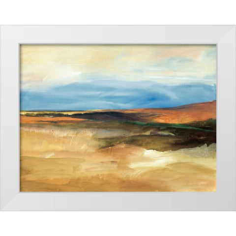 Sedona Hills White Modern Wood Framed Art Print by Lenker, Marlene