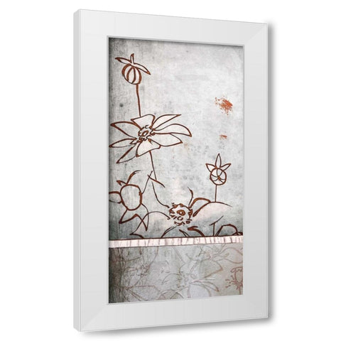 Touch of Spring I White Modern Wood Framed Art Print by Lacie, Robert