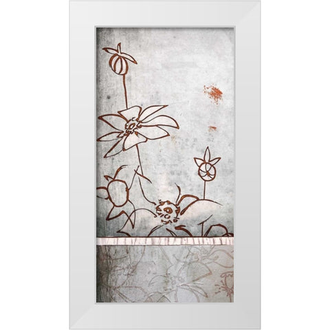 Touch of Spring I White Modern Wood Framed Art Print by Lacie, Robert