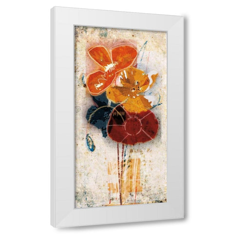 Floral Scents I White Modern Wood Framed Art Print by Lacie, Robert