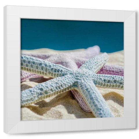 Color Full White Modern Wood Framed Art Print by Marie, Dina