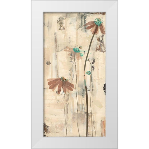 You Blossomed II White Modern Wood Framed Art Print by Miller, Gina