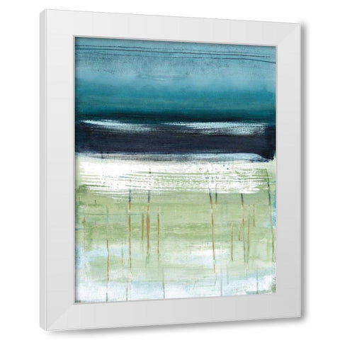 Sea and Sky II White Modern Wood Framed Art Print by McAlpine, Heather