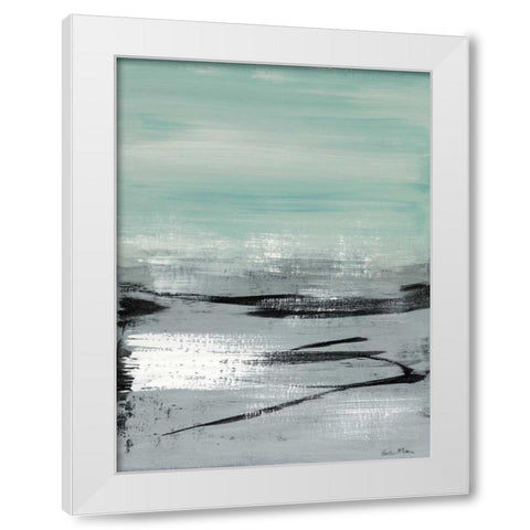 Beach I White Modern Wood Framed Art Print by McAlpine, Heather