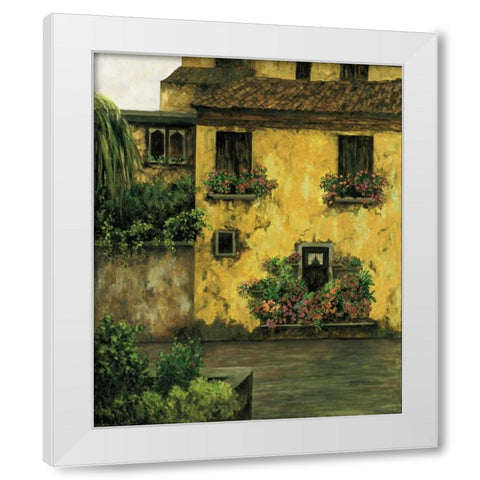 Summer Villa White Modern Wood Framed Art Print by Masdeu, Montserrat
