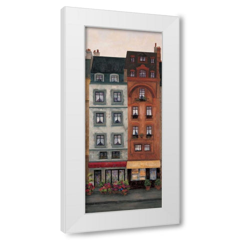 La Floristeria I White Modern Wood Framed Art Print by Masdeu, Montserrat