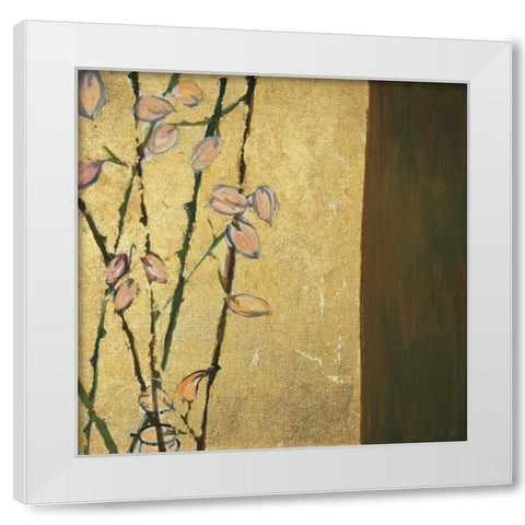 For the Love of Gold II White Modern Wood Framed Art Print by Morley Russell, Natalia