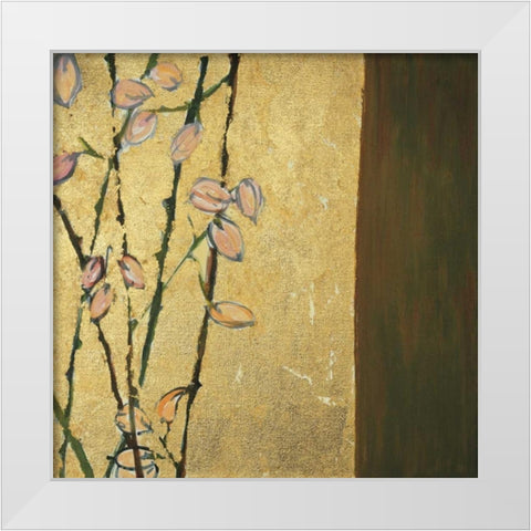 For the Love of Gold II White Modern Wood Framed Art Print by Morley Russell, Natalia