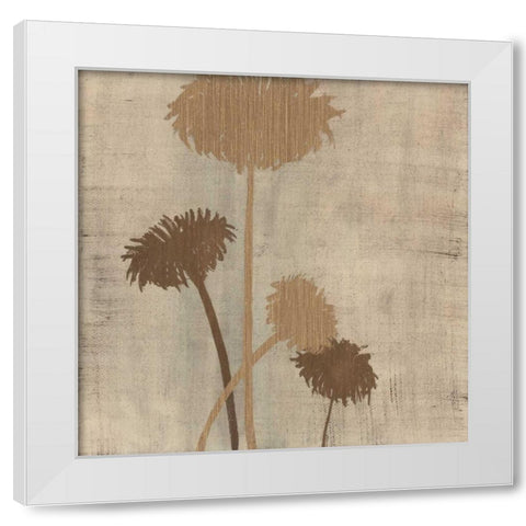 Linen II White Modern Wood Framed Art Print by MAJA