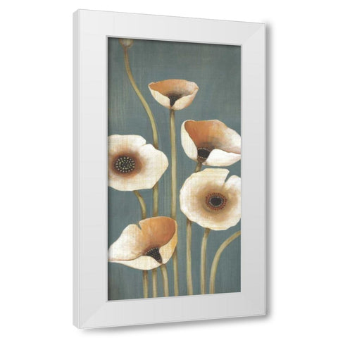 Buttercup I White Modern Wood Framed Art Print by MAJA