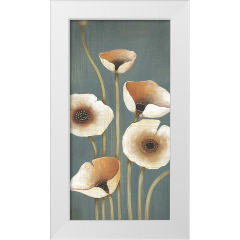 Buttercup I White Modern Wood Framed Art Print by MAJA
