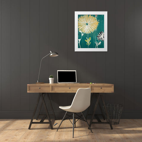 Urbana I White Modern Wood Framed Art Print by MAJA
