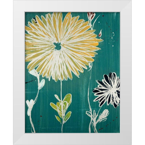 Urbana I White Modern Wood Framed Art Print by MAJA