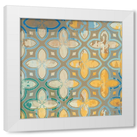 Spice Road I White Modern Wood Framed Art Print by MAJA