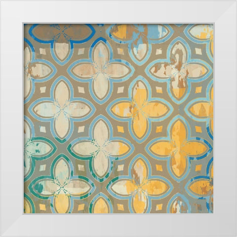 Spice Road I White Modern Wood Framed Art Print by MAJA