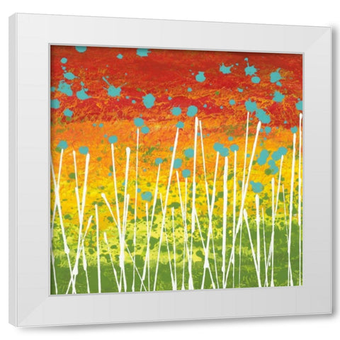 Spring View White Modern Wood Framed Art Print by Nichtberger, Liz