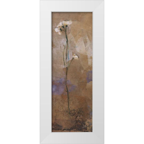 Flowers of June Series II White Modern Wood Framed Art Print by Nicolau, Miquela