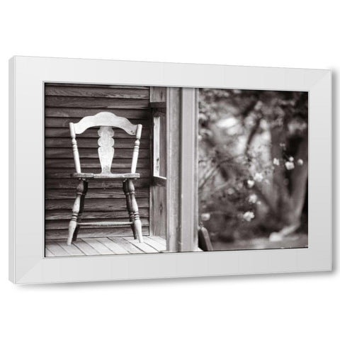 Americana White Modern Wood Framed Art Print by OMara, James