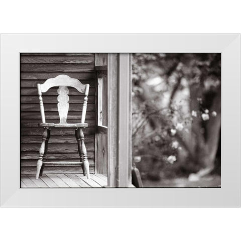 Americana White Modern Wood Framed Art Print by OMara, James