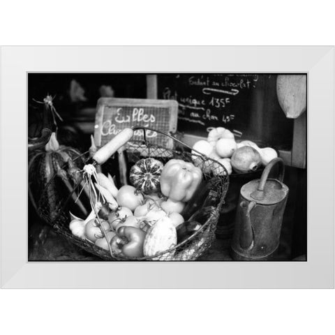 Provence White Modern Wood Framed Art Print by OMara, James